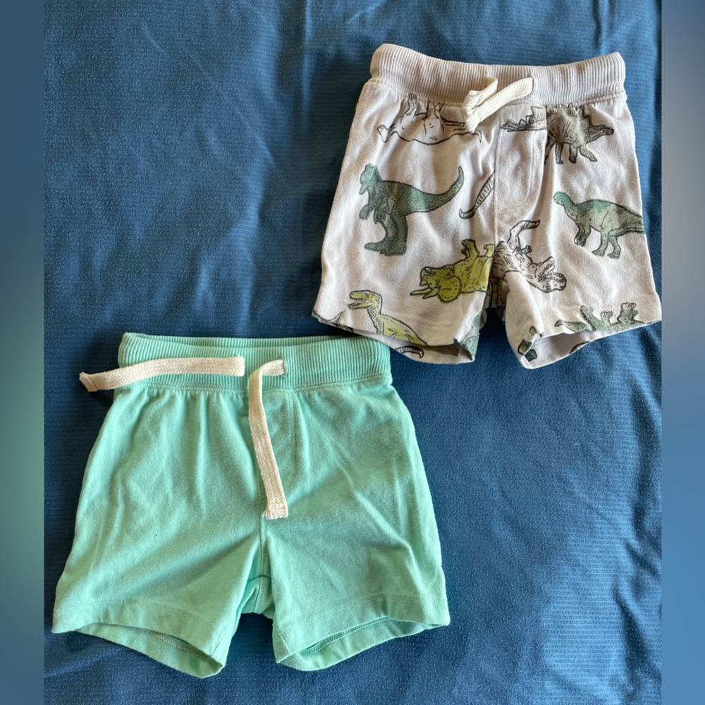 12-18 mo baby boy drawstring shorts, lot of 2